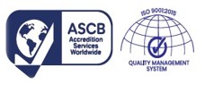 ASCB accredited and ISO 9001:2015 certified